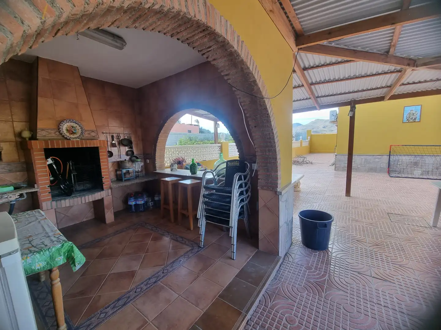 Terraza de Finca rústica en venta en Pechina con Aire acondicionado, Calefacción y Jardín privado