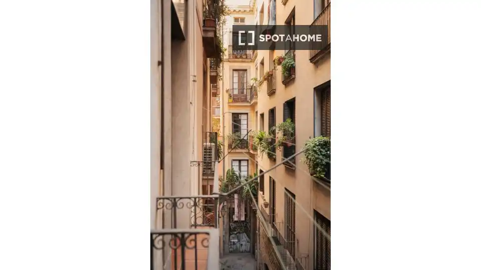 Exterior view of Flat for rent in Barcelona  with Air Conditioner, Heating and Furnished