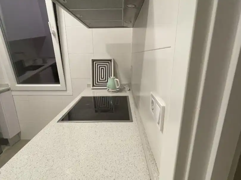 Kitchen of Lofts for share in Madrid  with Air Conditioner, Heating and Parquet flooring