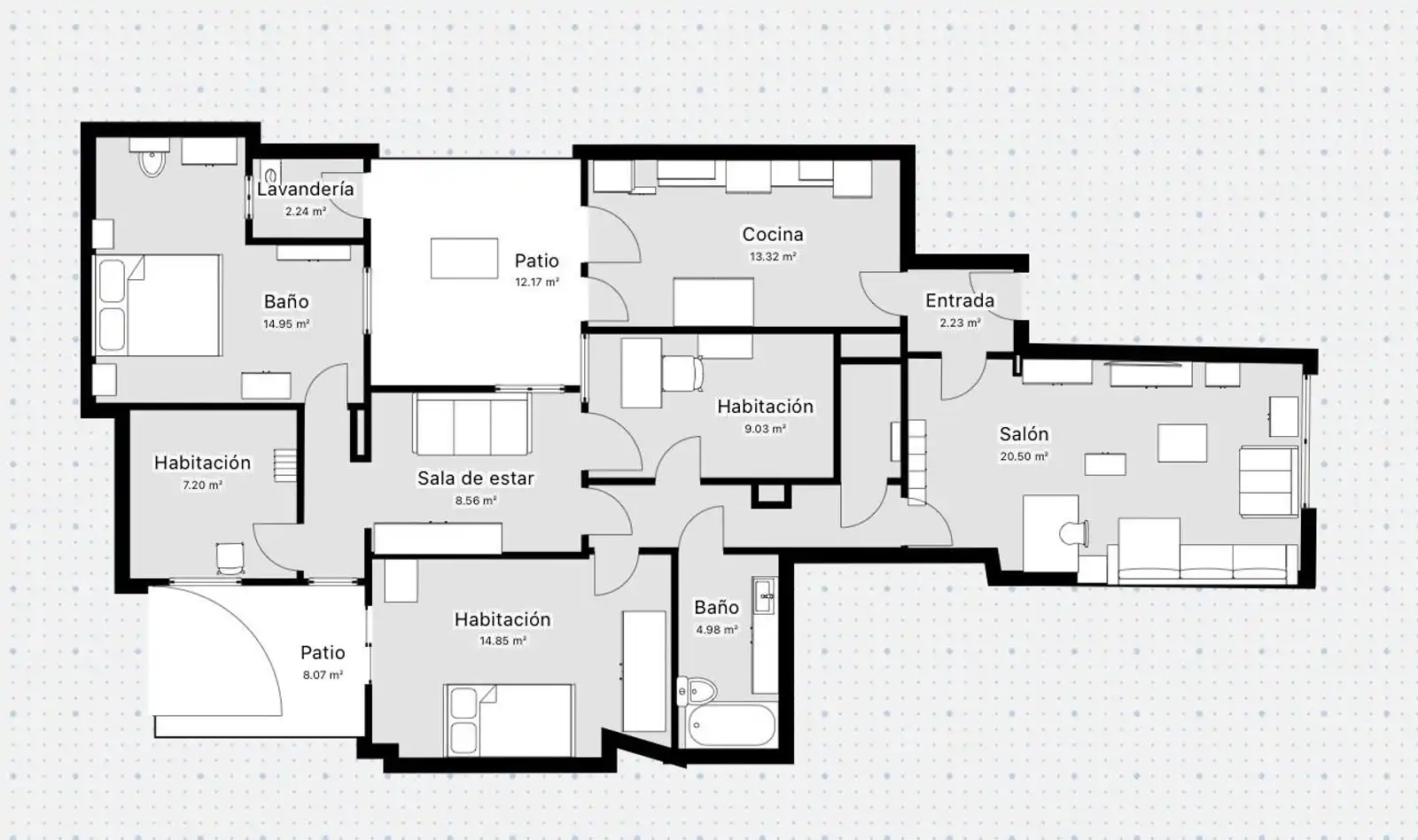 Flat for sale in Córdoba  with Air Conditioner, Heating and Storage room