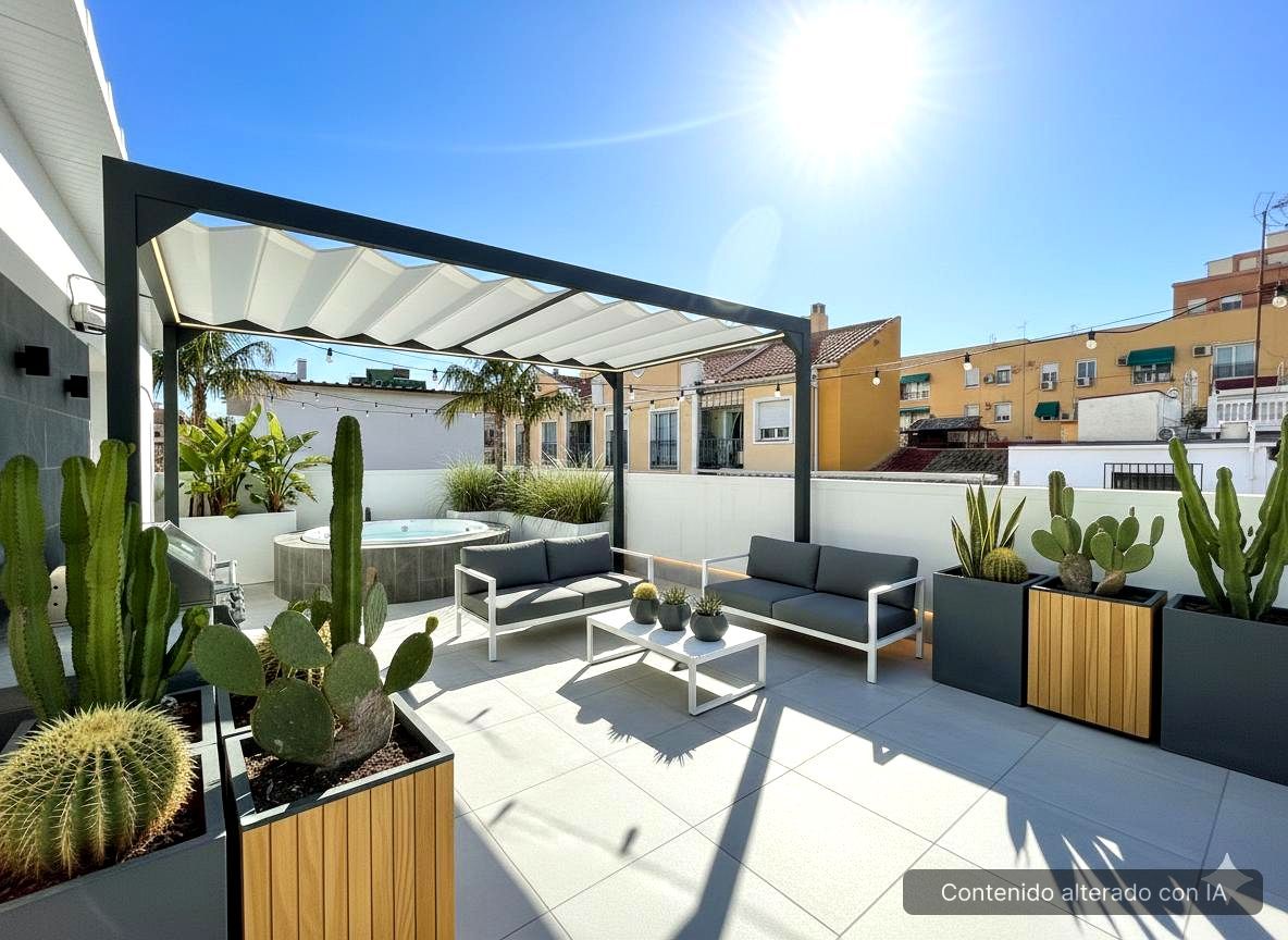 Terrassa de Casa adosada en venda en Málaga Capital amb Terrassa