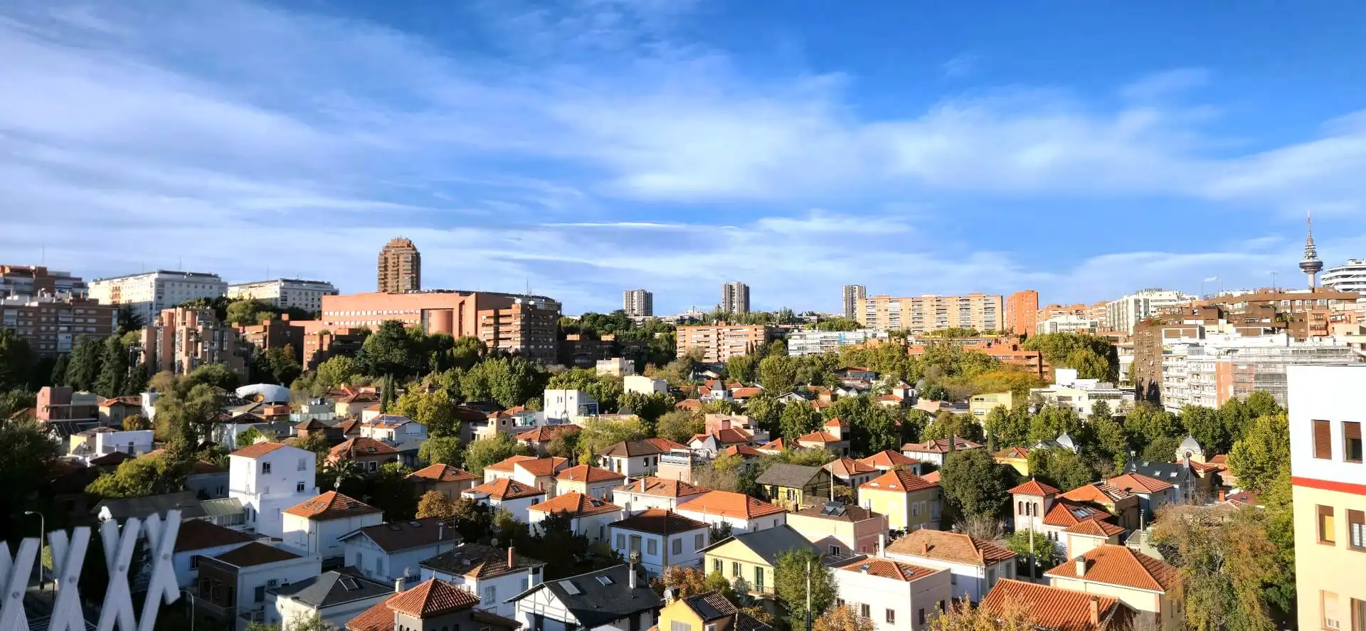 Exterior view of Attic for sale in  Madrid Capital  with Air Conditioner, Heating and Terrace