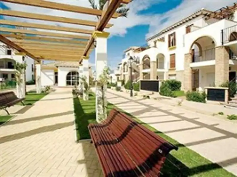 Terrasse von Maisonette zur Miete in Vera mit Klimaanlage, Heizung und Privatgarten