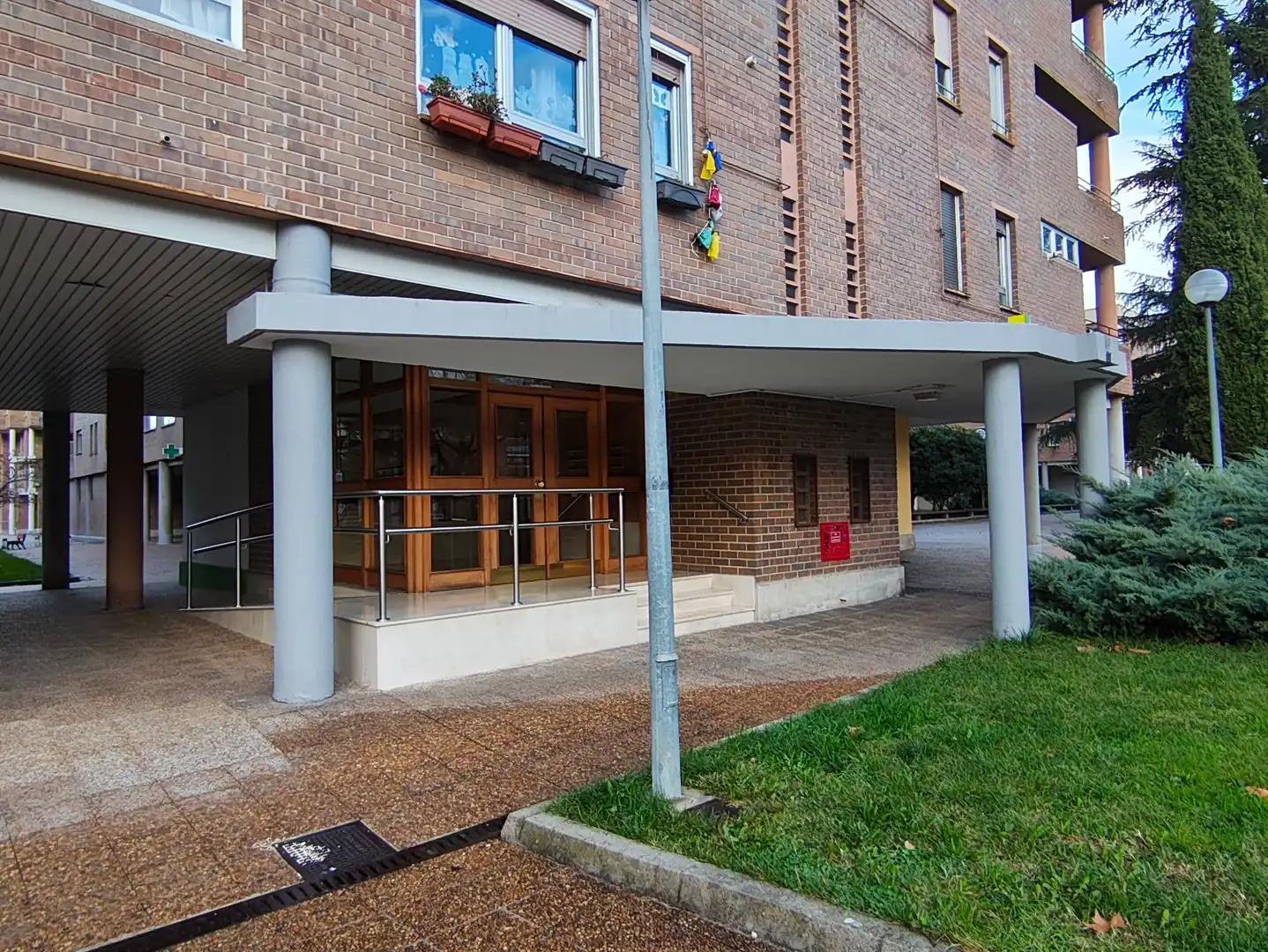 Vista exterior de Piso en venta en  Pamplona / Iruña con Terraza