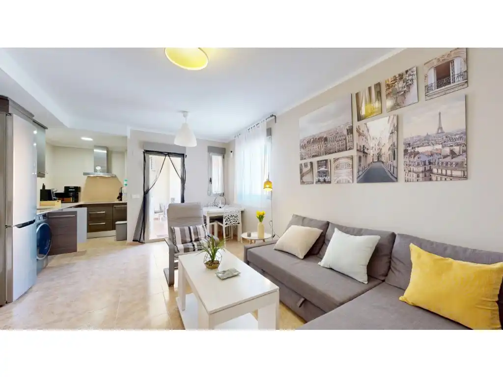 Sala de estar de Apartamento en venta en Chilches / Xilxes con Aire acondicionado, Terraza y Amueblado