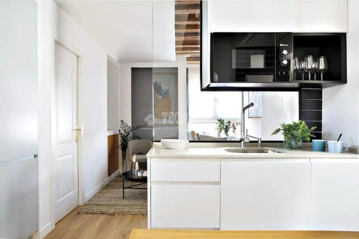 Cocina de Piso de alquiler en Madrid con Aire acondicionado, Calefacción y Amueblado