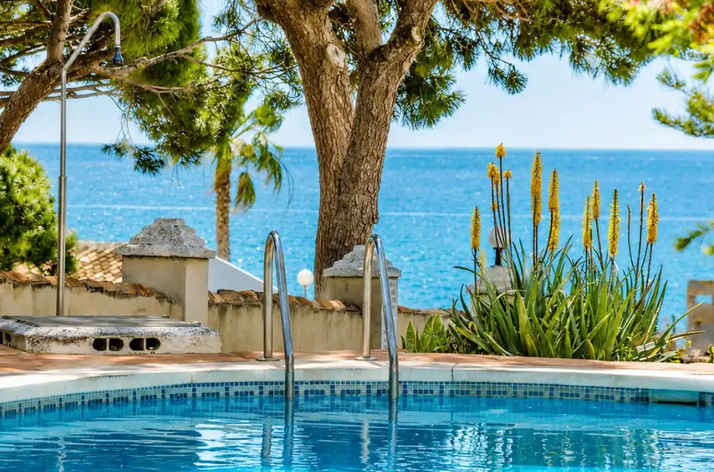 Swimming pool of Attic for sale in Mijas  with Air Conditioner, Terrace and Furnished