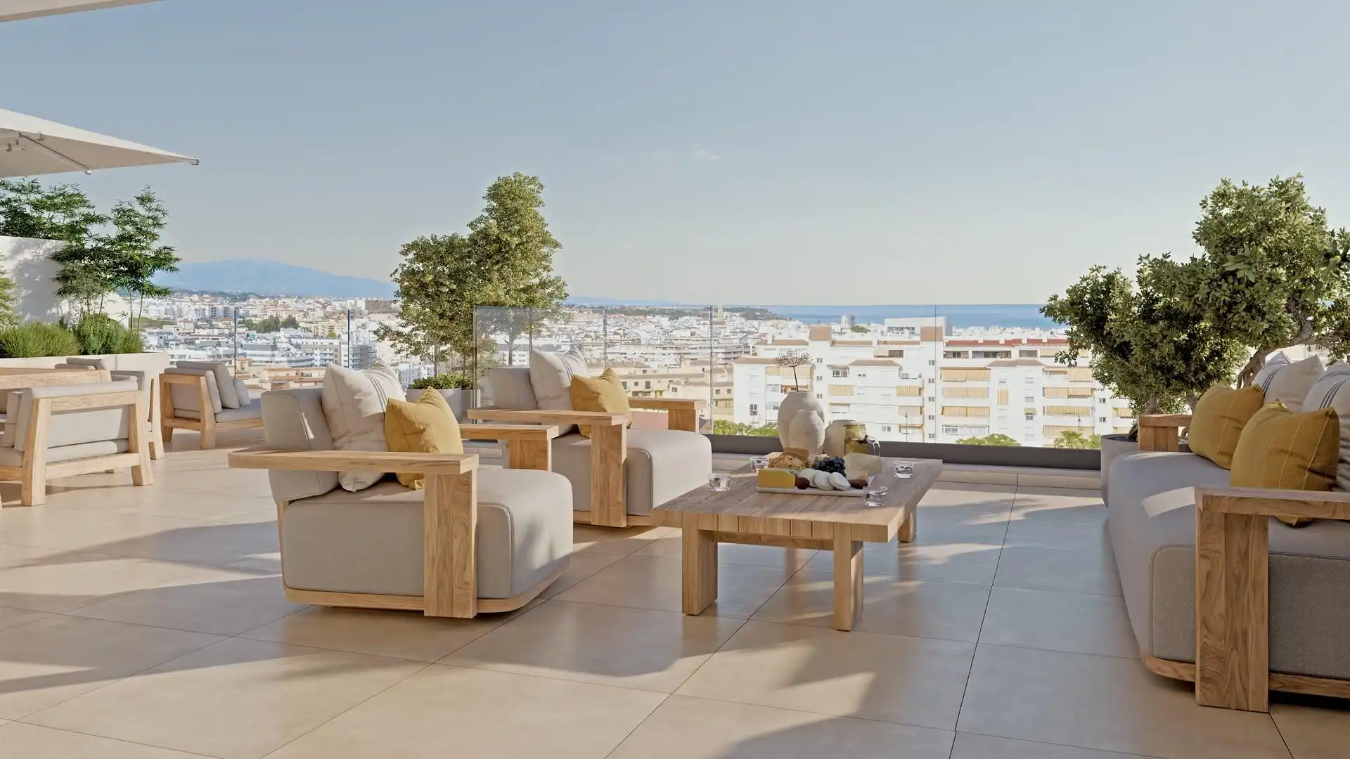 Terrassa de Planta baixa en venda en Estepona amb Jardí privat, Terrassa i Piscina comunitària