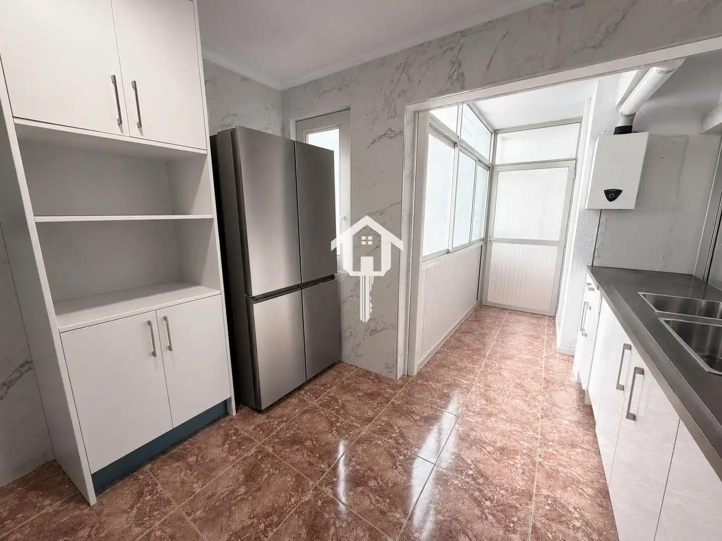Kitchen of Flat for sale in Alicante / Alacant  with Terrace, Furnished and Balcony