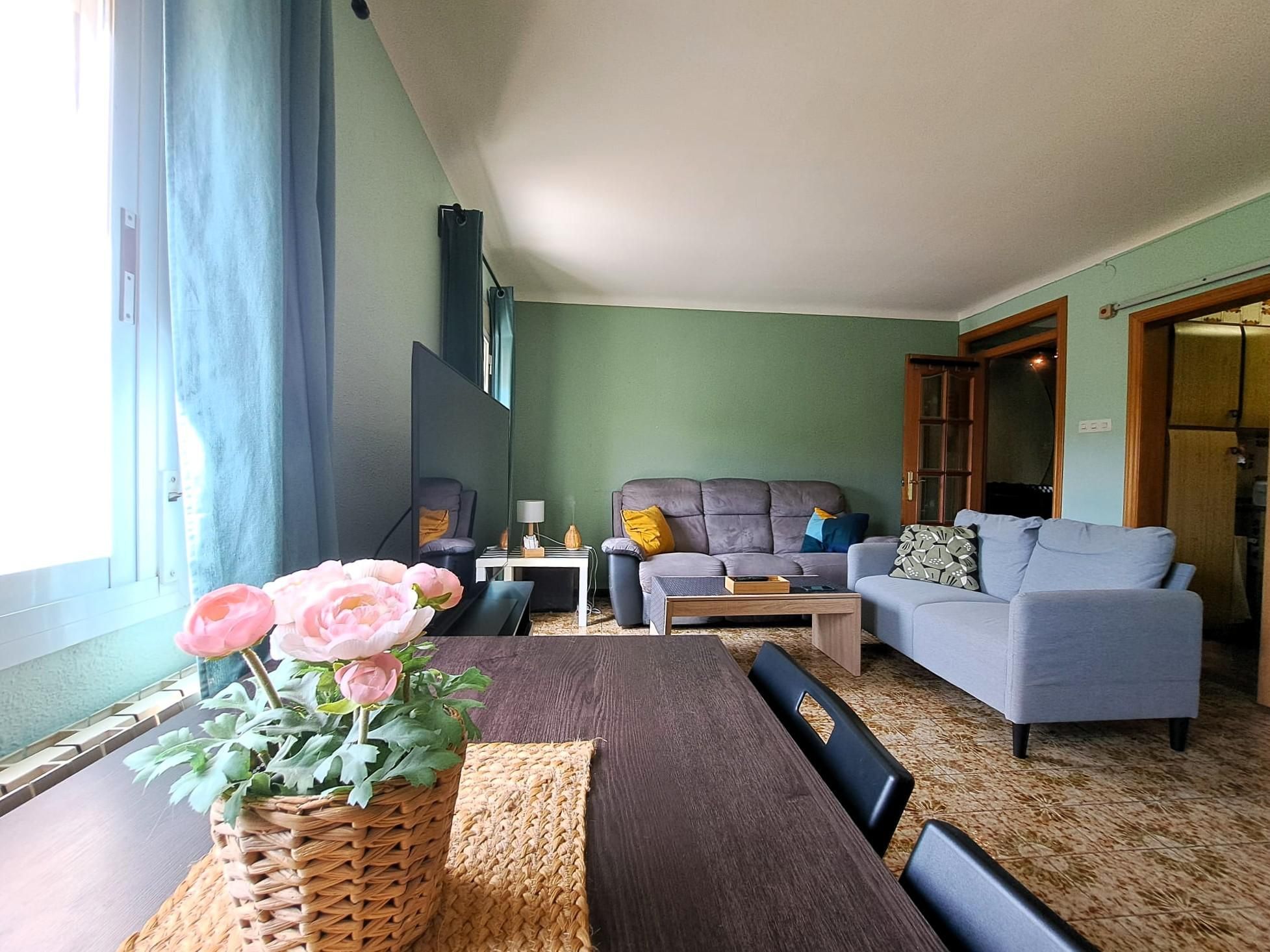 Living room of Flat for sale in Olesa de Montserrat  with Air Conditioner and Heating