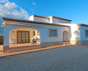 Vista exterior de Casa o xalet en venda en Benidoleig amb Aire condicionat, Calefacció i Jardí privat