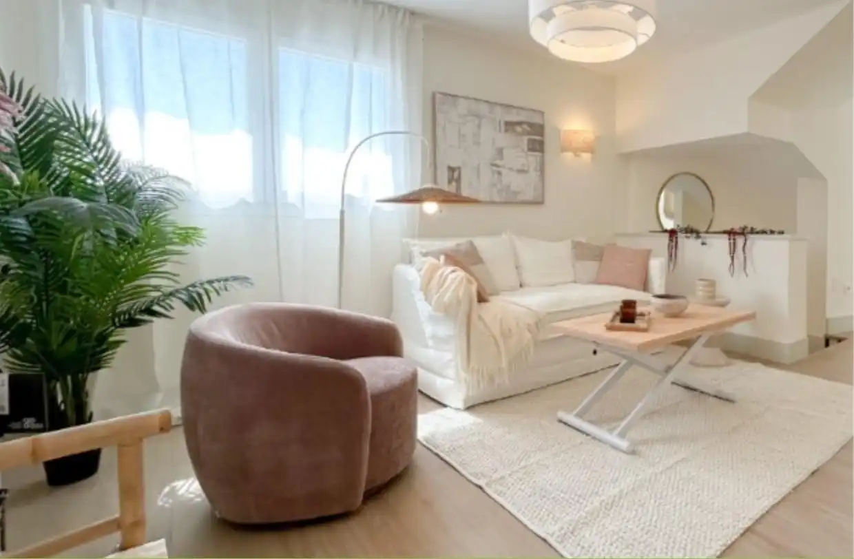 Sala d'estar de Dúplex en venda en Málaga amb Aire condicionat, Calefacció i Terrassa