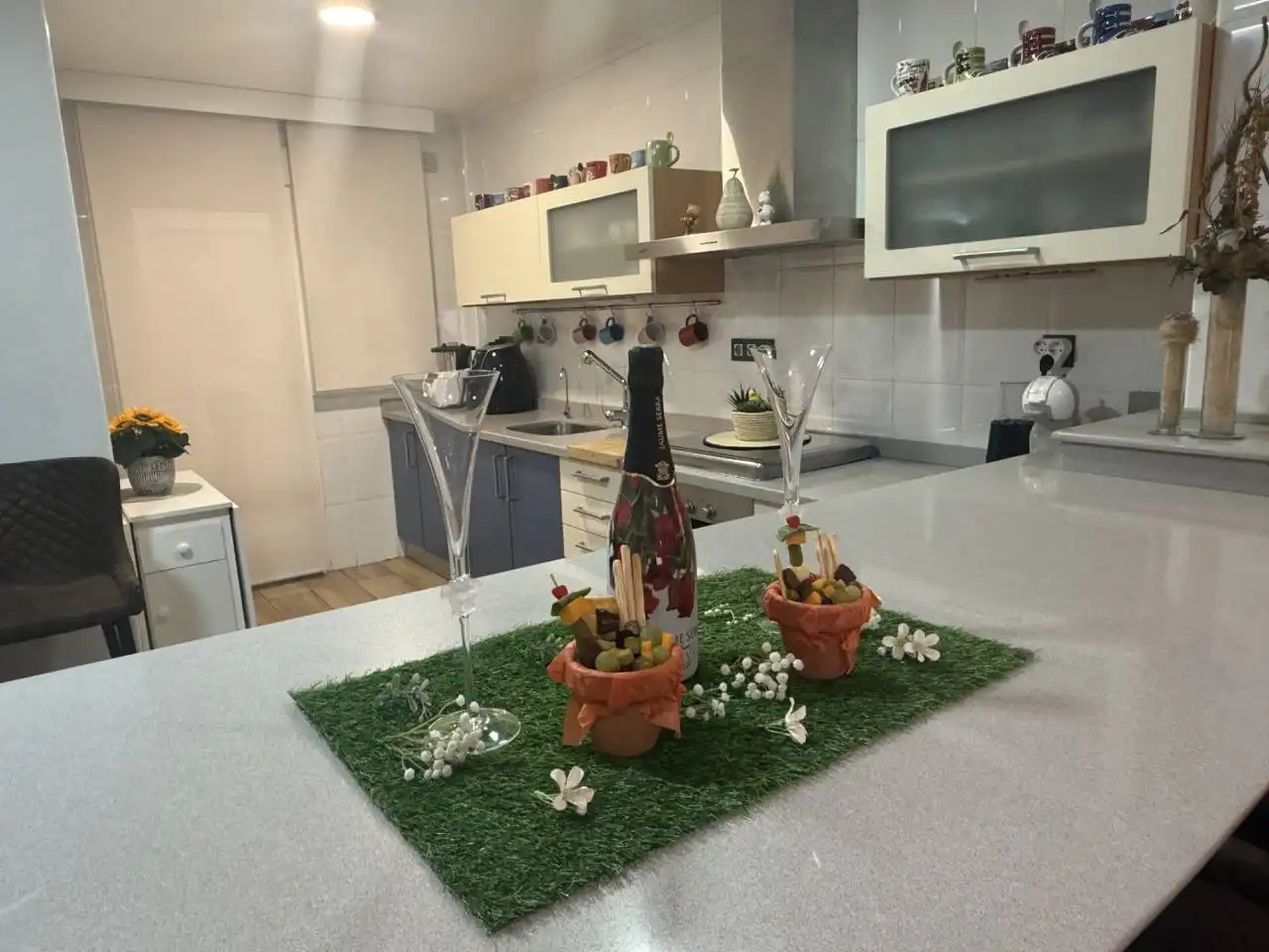 Cocina de Dúplex en venta en Elche / Elx con Aire acondicionado, Terraza y Trastero