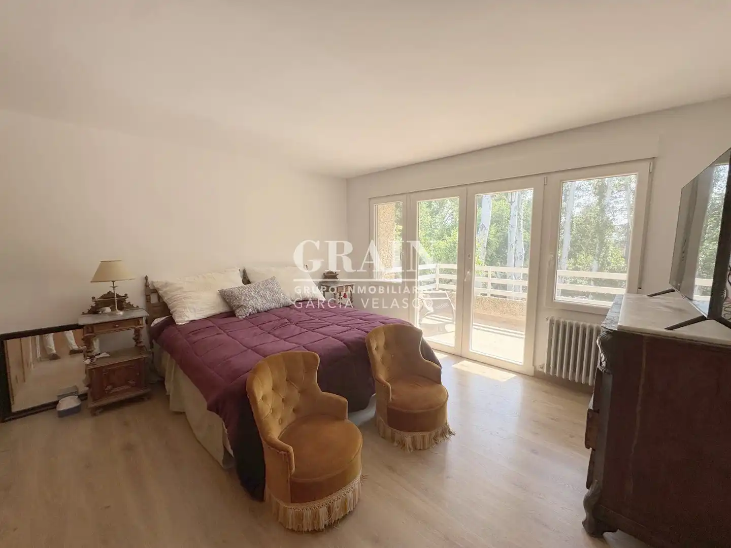 Bedroom of Houses for sale in Albacete  with Heating, Swimming Pool and Balcony