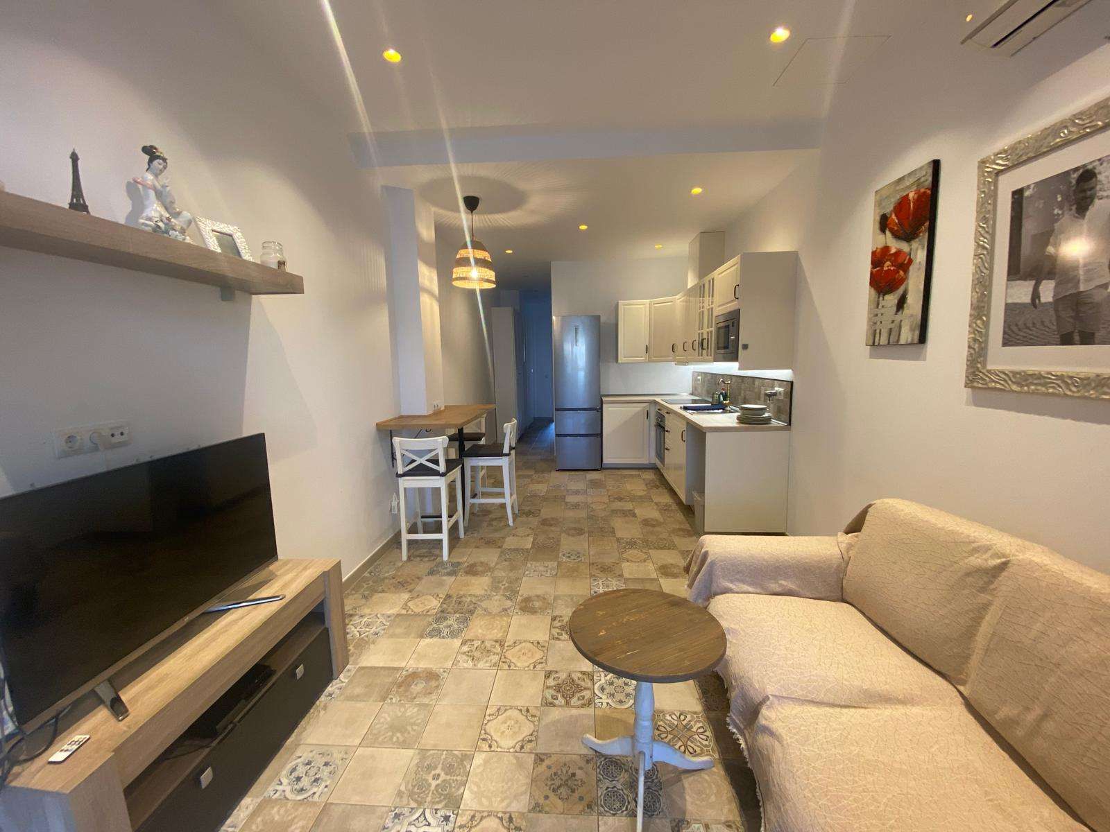 Cuina de Apartament per a compartir en  Palma de Mallorca amb Aire condicionat, Calefacció i Terrassa