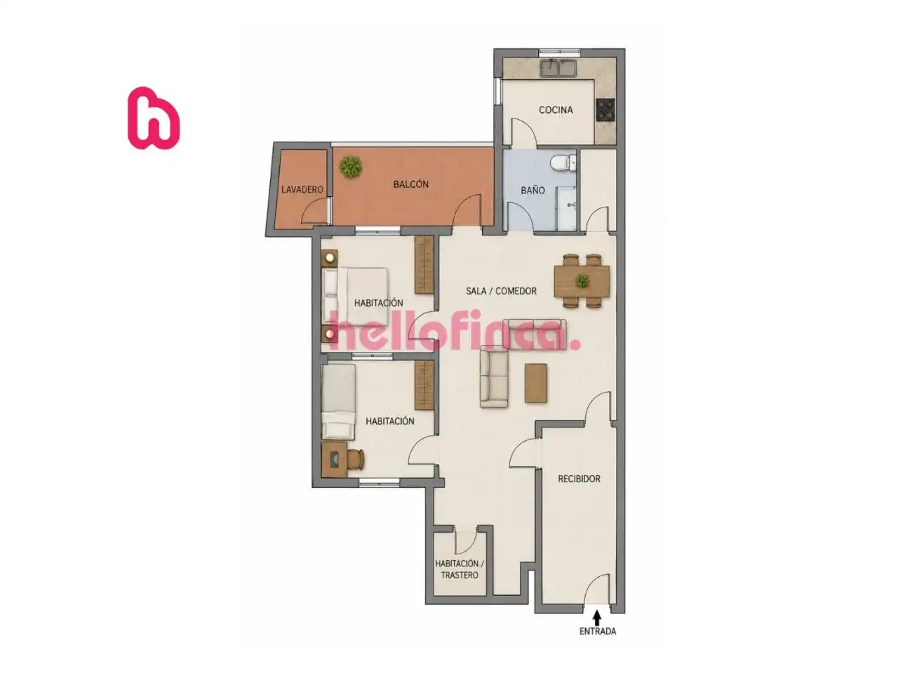 Flat for sale in Barcelona  with Heating, Balcony and Alarm