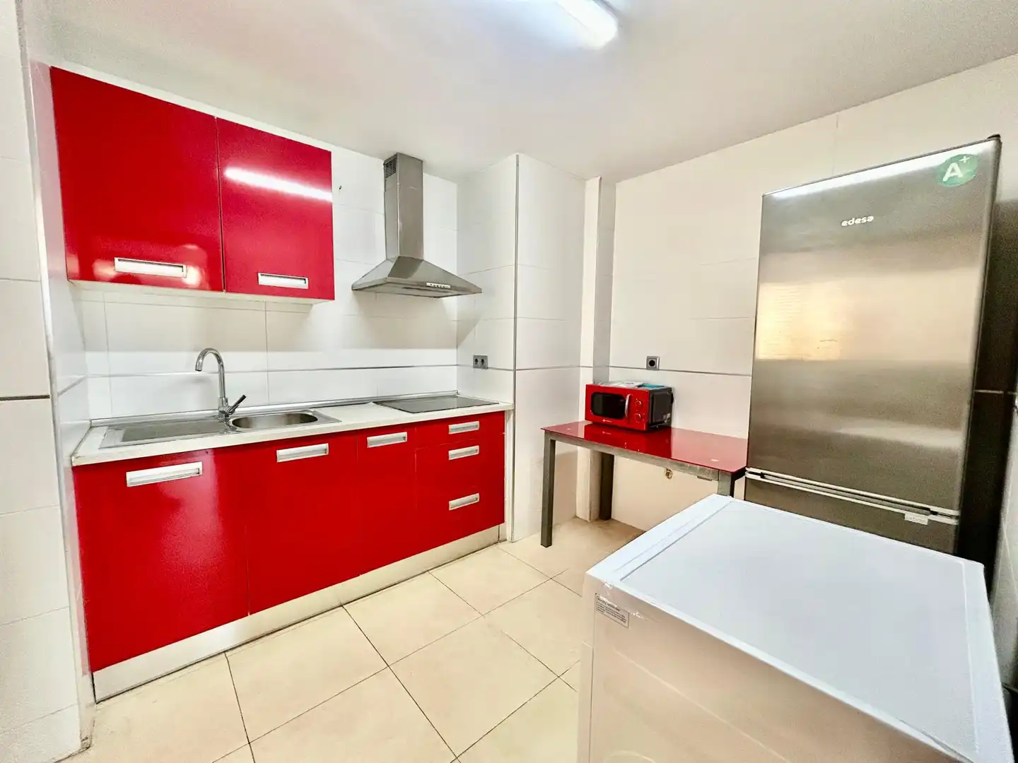 Kitchen of Flat for sale in Roquetas de Mar  with Air Conditioner, Heating and Terrace