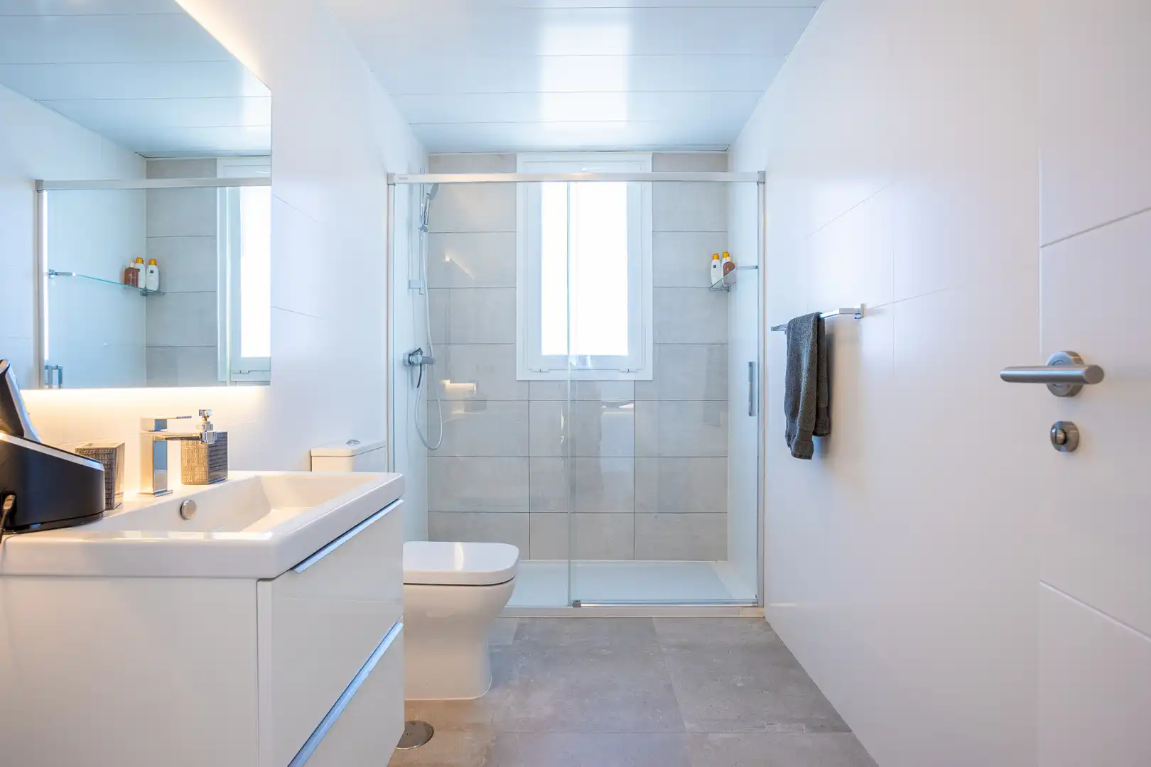 Baño de Ático en venta en Mijas con Aire acondicionado, Terraza y Piscina