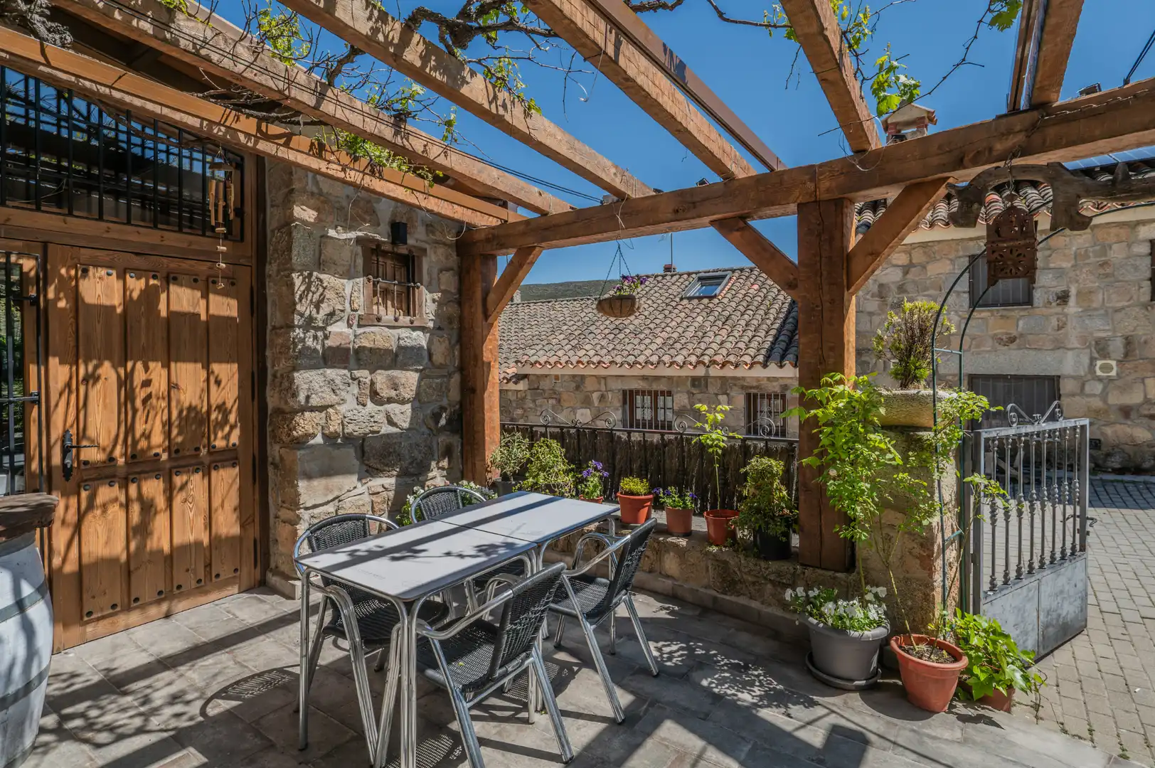 Terraza de Casa o chalet en venta en Santa María de la Alameda con Aire acondicionado, Calefacción y Terraza