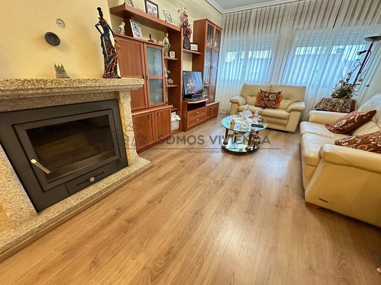 Living room of Single-family semi-detached for sale in Barbadás  with Heating, Private garden and Terrace