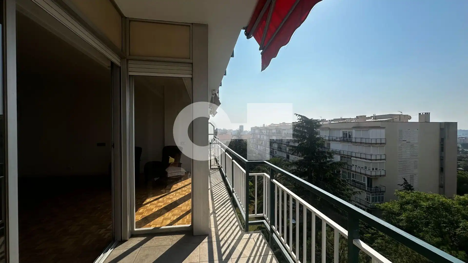 Terrasse von Wohnung zur Miete in Barcelona mit Parkett, Terrasse und Alarm