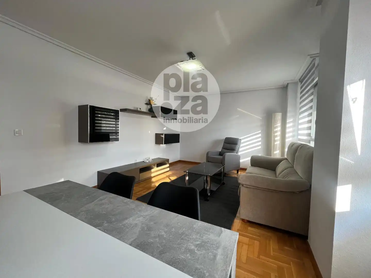 Wohnzimmer von Wohnung zur Miete in Burgos mit Heizung, Terrasse und Möbliert