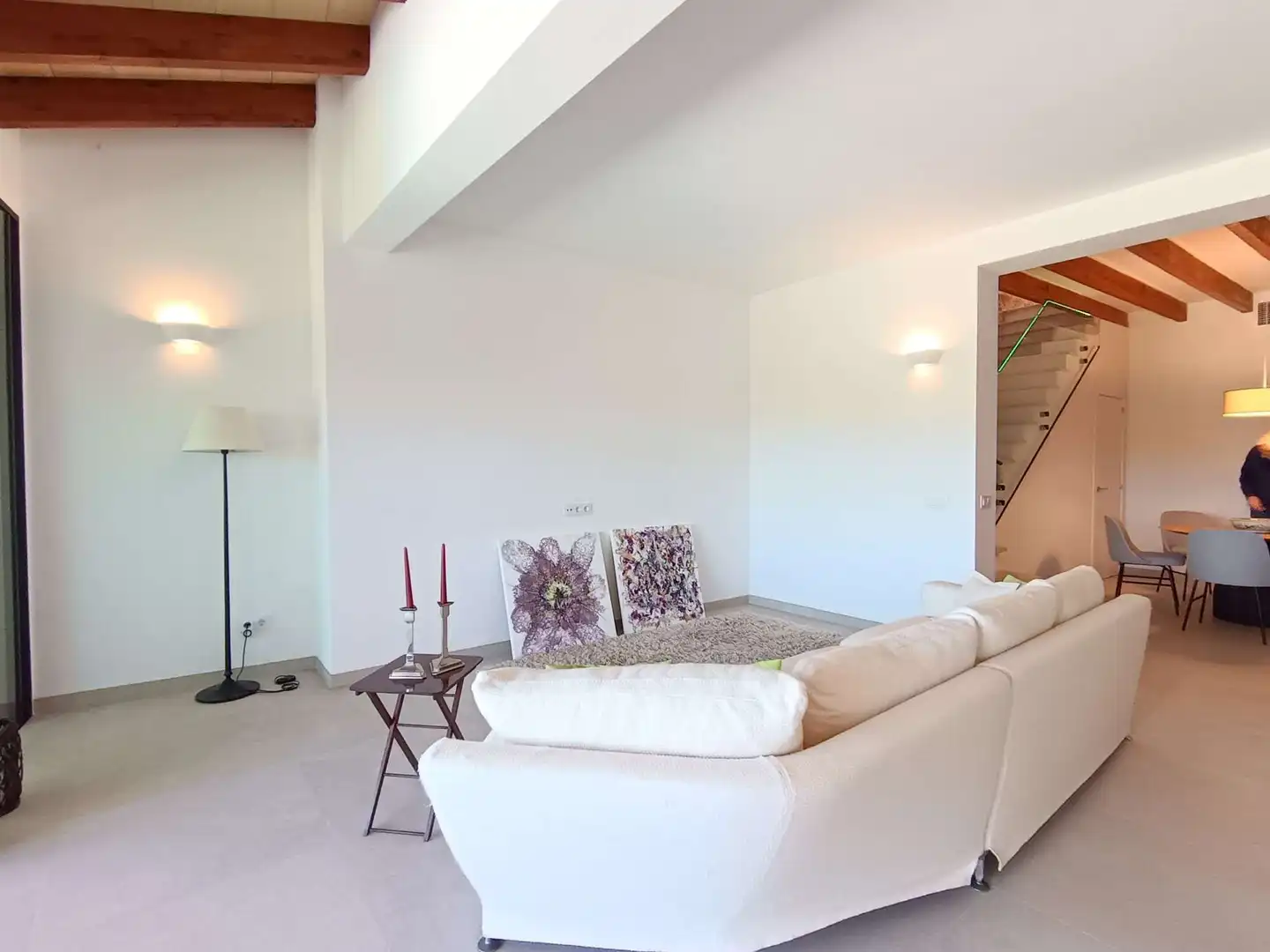 Living room of Houses for sale in Llubí  with Heating, Terrace and Furnished