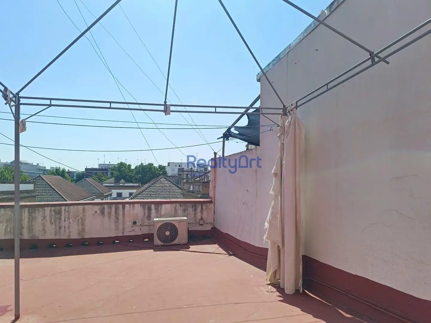 Terraza de Piso de alquiler en Sevilla con Aire acondicionado, Terraza y Amueblado