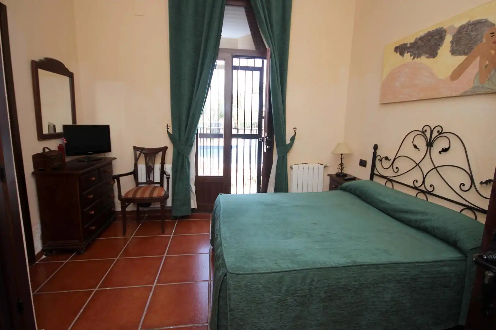 Habitación de Finca rústica en venta en Alcuéscar con Aire acondicionado
