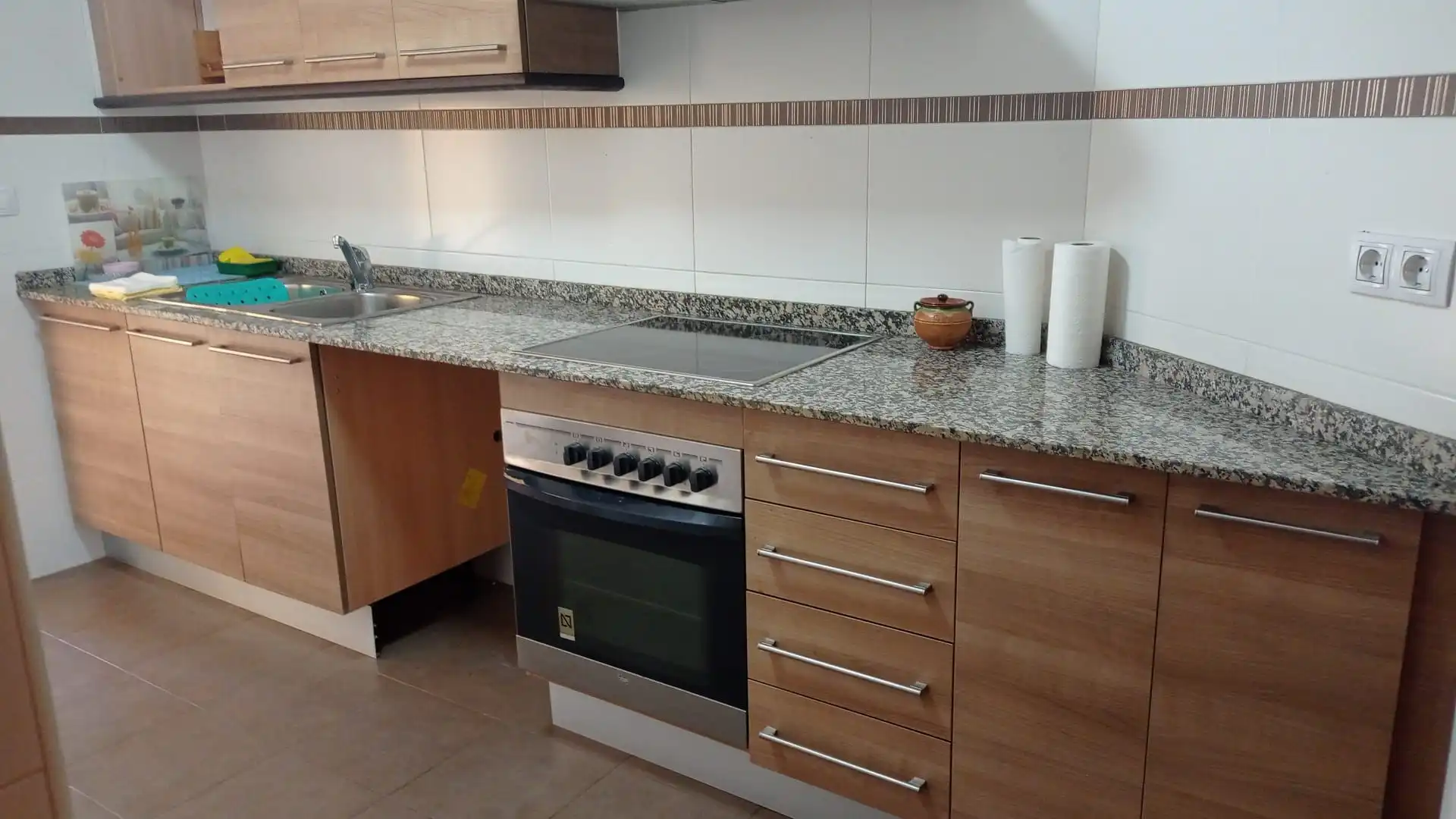 Kitchen of Flat for sale in Monzón  with Heating and Furnished