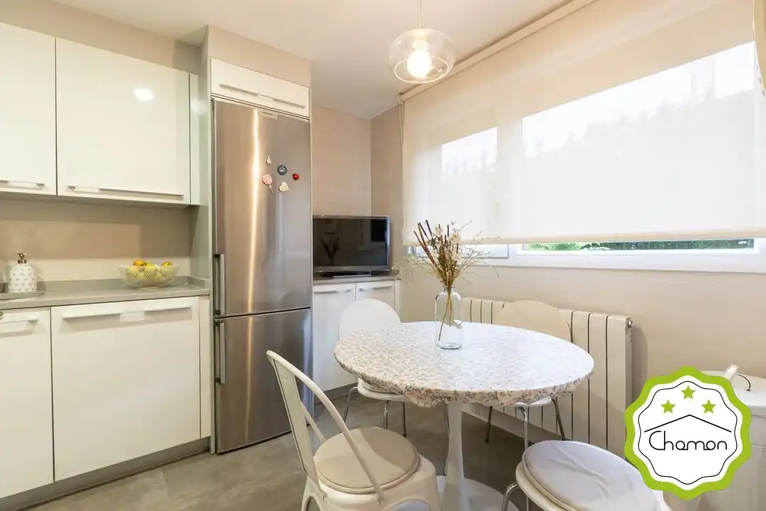Cocina de Casa adosada en venta en Bilbao  con Calefacción, Jardín privado y Terraza