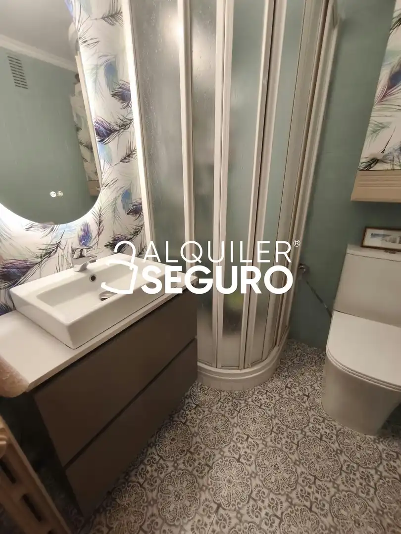 Bany de Pis de lloguer en Zaragoza amb Aire condicionat, Calefacció i Terrassa