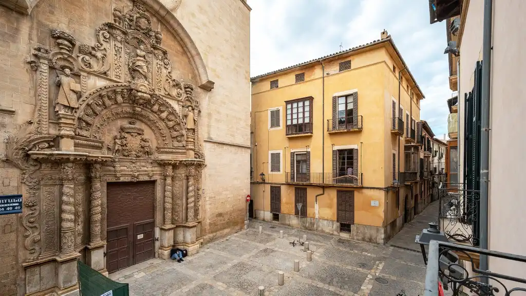 Vista exterior de Apartamento en venta en  Palma de Mallorca con Aire acondicionado, Terraza y Piscina comunitaria