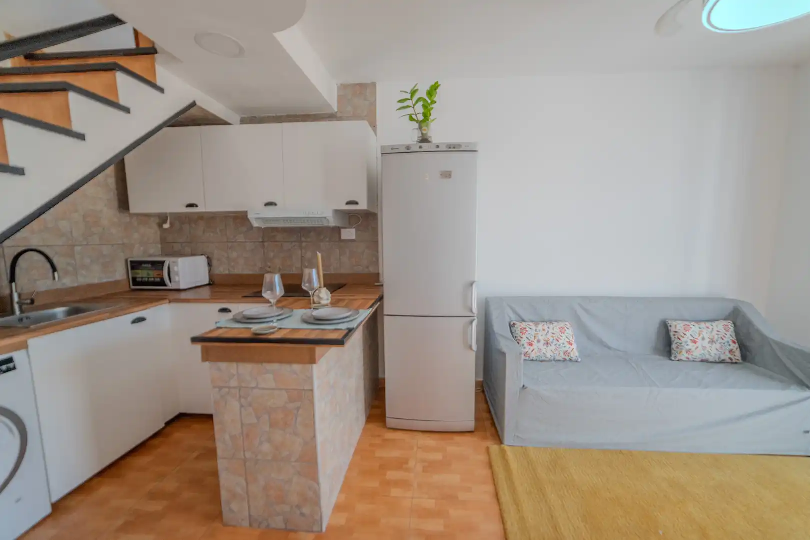 Cuina de Casa o xalet en venda en San Bartolomé de Tirajana amb Jardí privat, Terrassa i Piscina