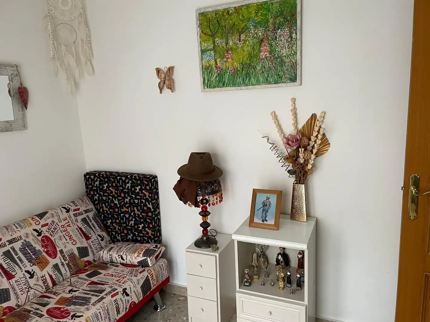Wohnzimmer von Erdgeschoss zum Verkauf in Calella mit Klimaanlage, Heizung und Terrasse
