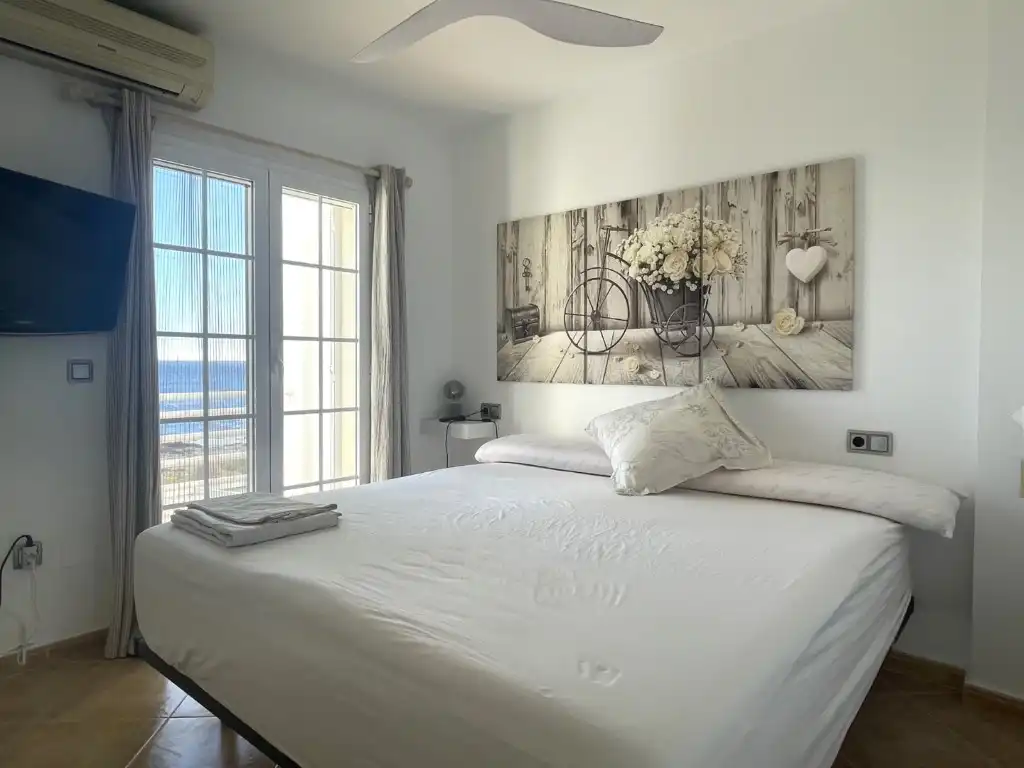 Bedroom of Detached homes for sale in Cuevas del Almanzora  with Air Conditioner, Terrace and Swimming Pool
