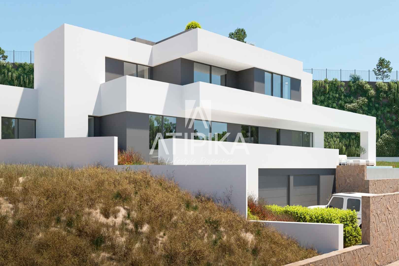 Vista exterior de Casa o chalet en venta en Sant Esteve Sesrovires con Aire acondicionado, Calefacción y Terraza