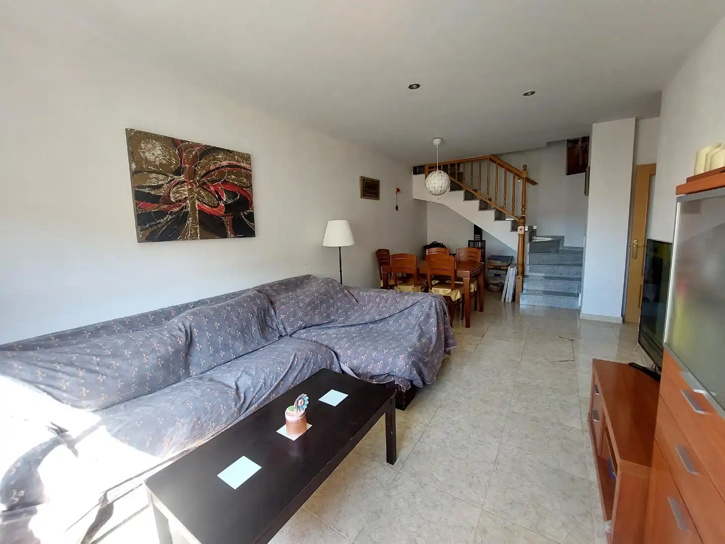 Sala d'estar de Pis en venda en Olesa de Montserrat amb Aire condicionat, Calefacció i Terrassa