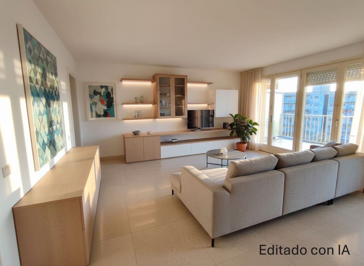 Sala de estar de Piso en venta en Lloret de Mar con Calefacción y Terraza