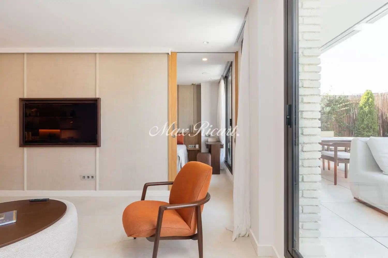 Living room of Attic for rent in Barcelona  with Air Conditioner, Heating and Terrace