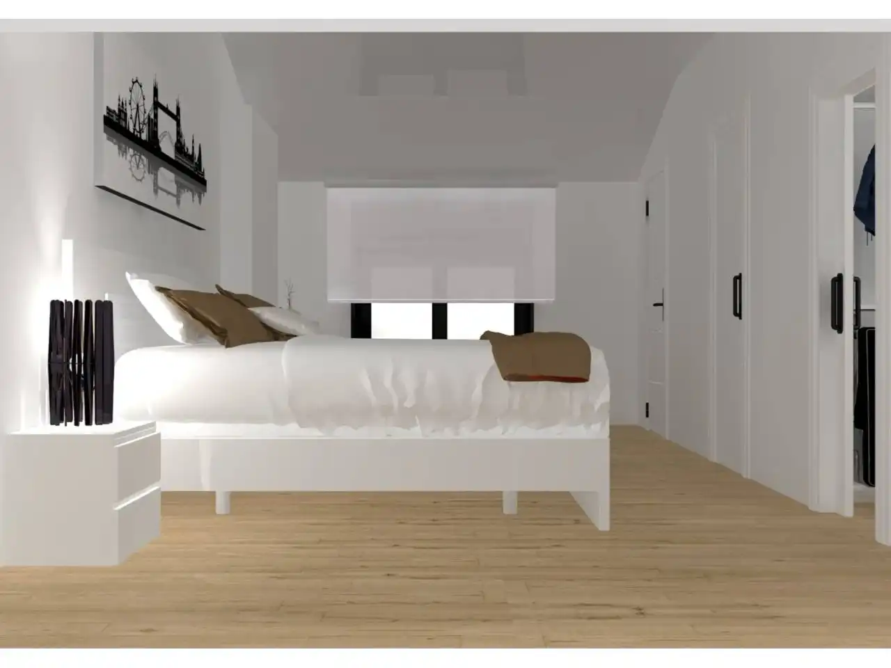 Habitación de Casa adosada en venta en La Roca del Vallès con Aire acondicionado, Calefacción y Jardín privado