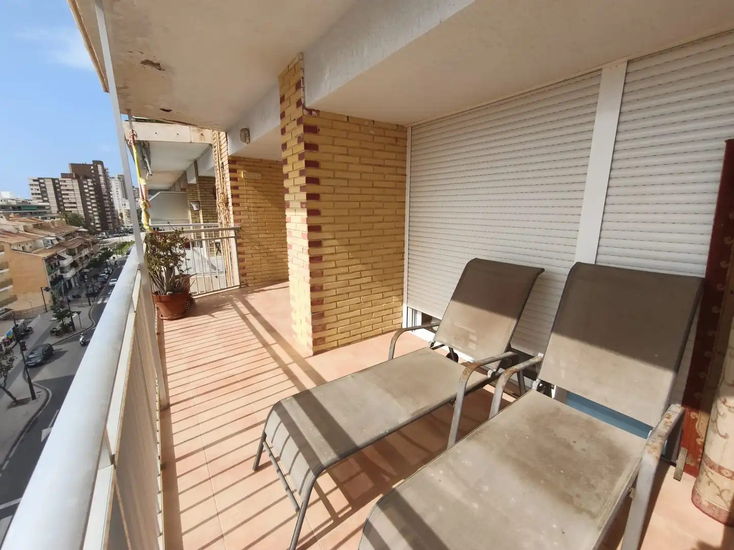 Terrasse von Wohnung zur Miete in El Campello mit Terrasse, Möbliert und Ofen