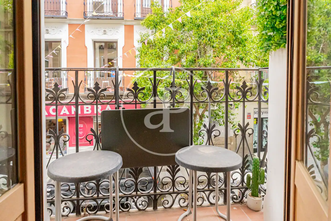 Balcony of Flat for rent in Madrid  with Air Conditioner, Heating and Balcony