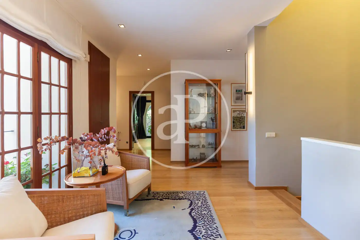 Sala d'estar de Casa o xalet en venda en Chiva amb Aire condicionat, Calefacció i Jardí privat