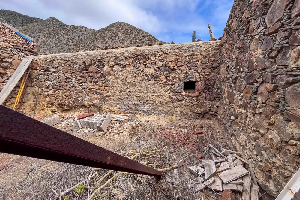 Vista exterior de Finca rústica en venta en Vallehermoso con Amueblado