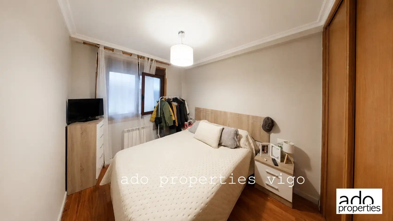 Bedroom of Flat for sale in Redondela  with Heating, Furnished and Oven