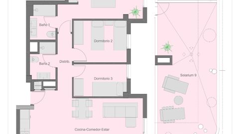 Foto 5 de Apartamento en venta en Carrer Albello, 15, El Palmeral - San Antón, Elche / Elx