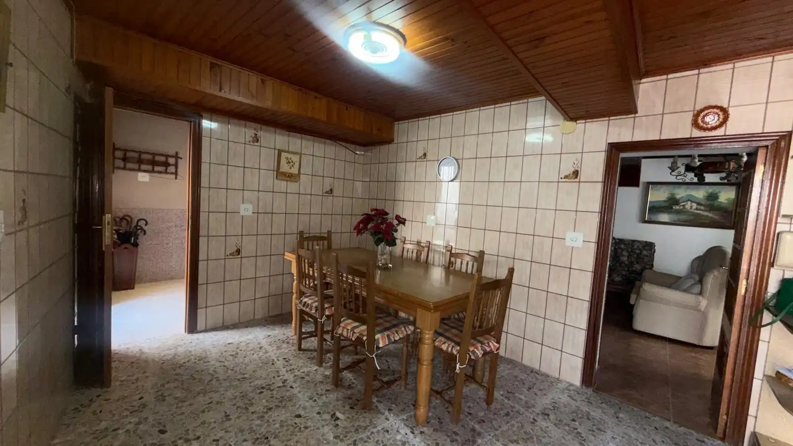 Menjador de Casa o xalet de lloguer en Trasmiras amb Calefacció, Moblat i Balcó