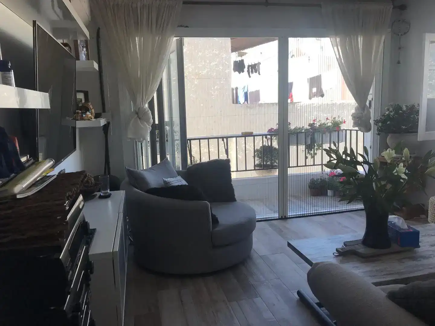 Sala de estar de Piso en venta en Mojácar con Aire acondicionado y Balcón