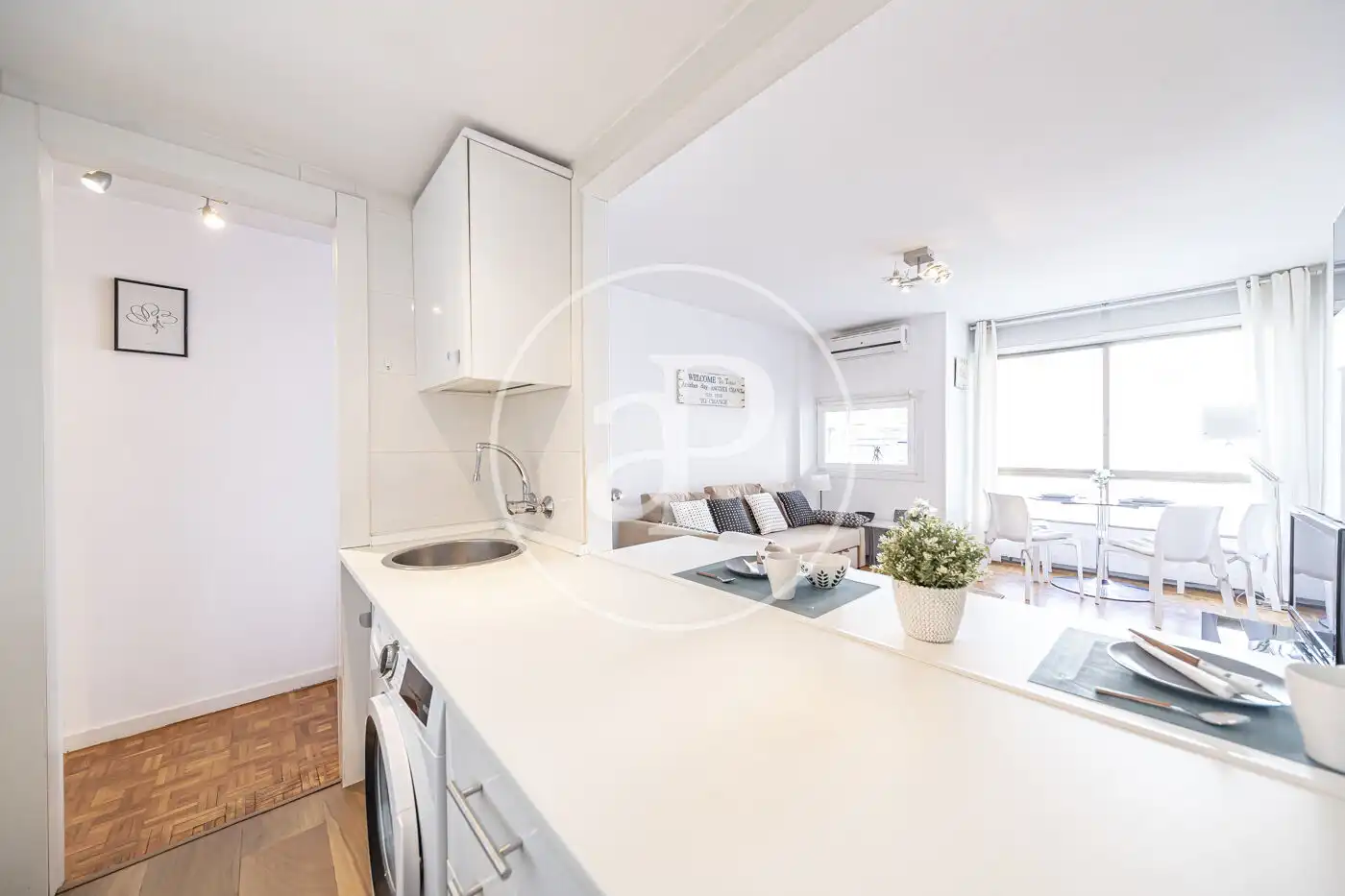 Exterior view of Flat for rent in Madrid  with Air Conditioner, Heating and Private garden